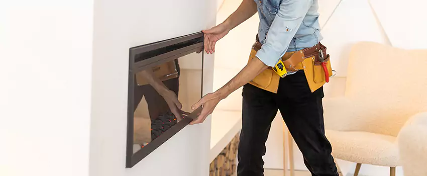 Metal Fireplace Installation in Ridgecrest, California