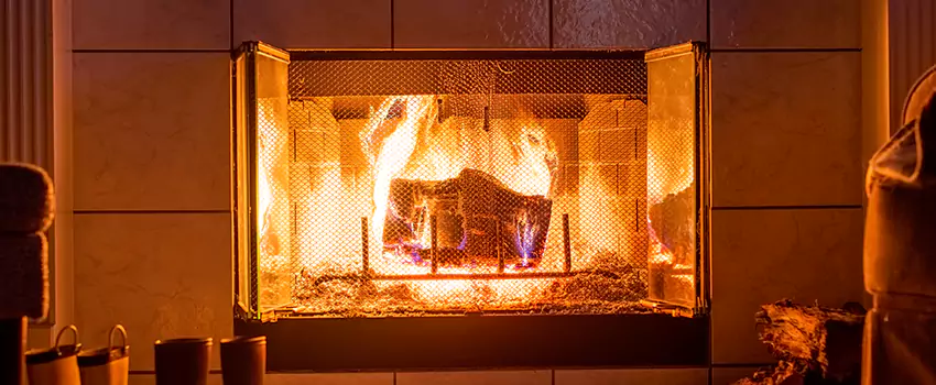Mendota Hearth Landscape Fireplace Installation in Ridgecrest, California