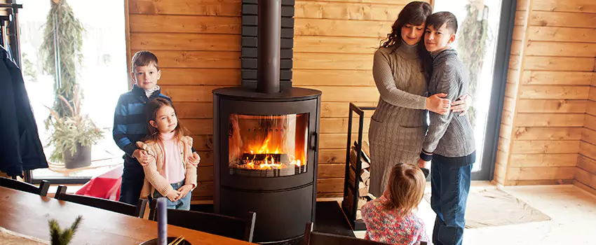 Morso Cast Iron Fireplace Insert Installation in Ridgecrest, California