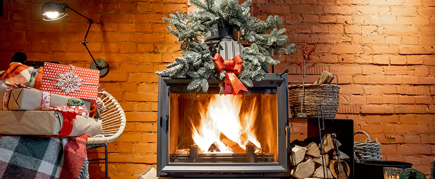 Travis Industries Linear Gas Fireplace Installation in Ridgecrest, California