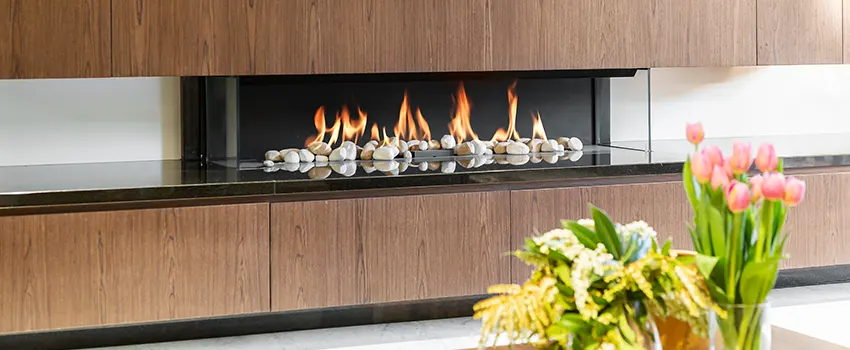 Double-height Fireplace Design Refurbishment in Ridgecrest, California