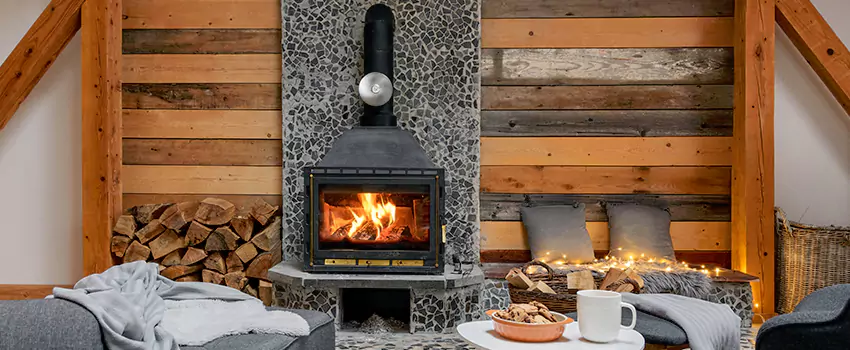 Thelin Hearth Products Direct Vent Gas Stove Fireplace Inspection in Ridgecrest, California